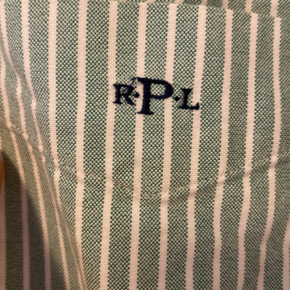 Green striped Ralph Lauren shirt - Picture 2 of 5